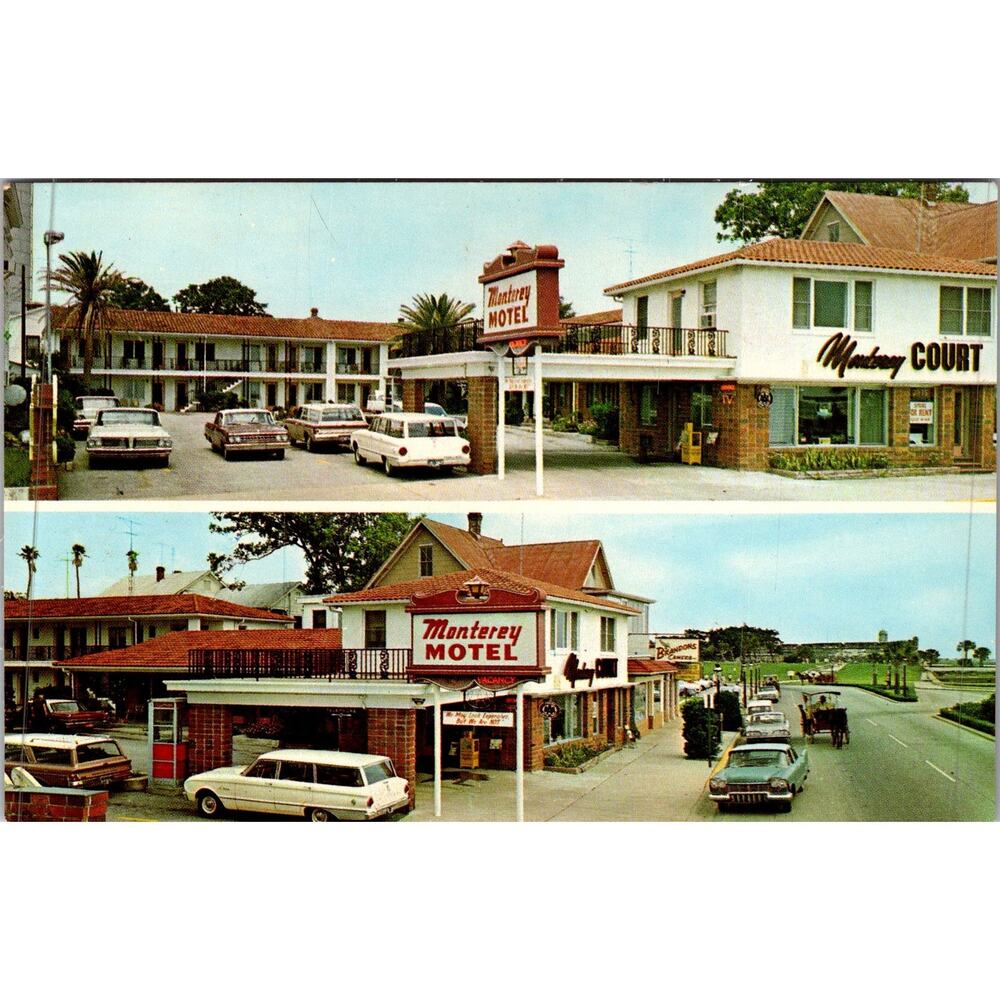 Monterey Court in St. Augustine FL Vintage Postcard SP17-28